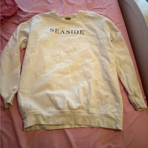 White Seaside Sweatshirt